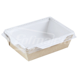 BOX400-PL Lebensmittelbehälter aus Papier 400 ml