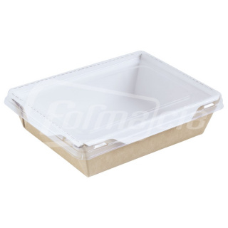 BOX500-PL Lebensmittelbehälter aus Papier 500 ml