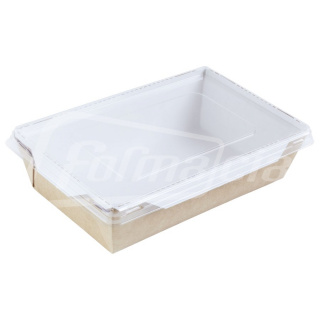 BOX800-PL Lebensmittelbehälter aus Papier 800 ml