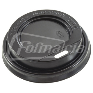 CH-90B Papierbecher Deckel 90 mm, schwarz