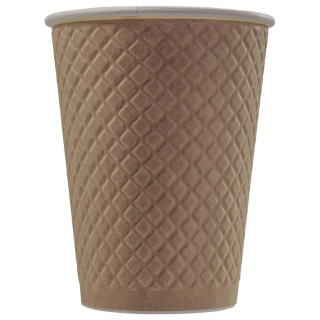 EM90-430-0349 Papierbecher "Waffle Kraft" 300&nbsp;ml
