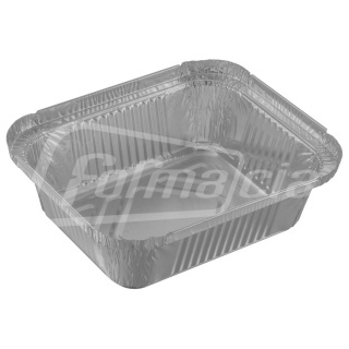 R28L Klassische aluminium container 144x119,109x84, h40 mm