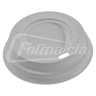 CH-72-A Papierbecher Deckel 72 mm, weiß
