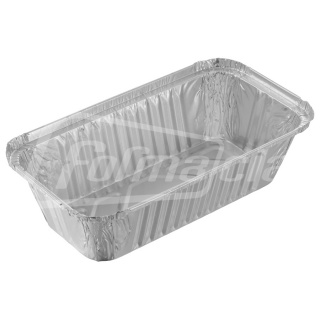 R13L Klassische aluminium container 206x113, 162x70, h 48 mm