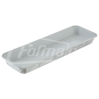 R001G Klassische aluminium container 326х106, 302х82, h25 mm