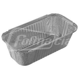 R16L Klassische aluminium container 251x136, 201x83, h75 mm