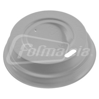 CH-62-P Papierbecher Deckel 62 mm, weiß